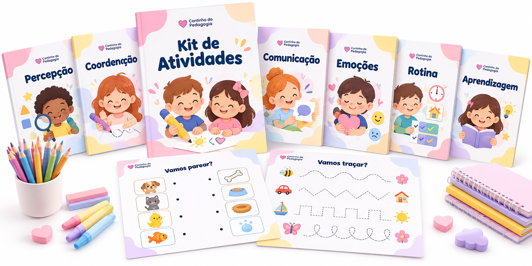 Capas do Kit Completo de Atividades