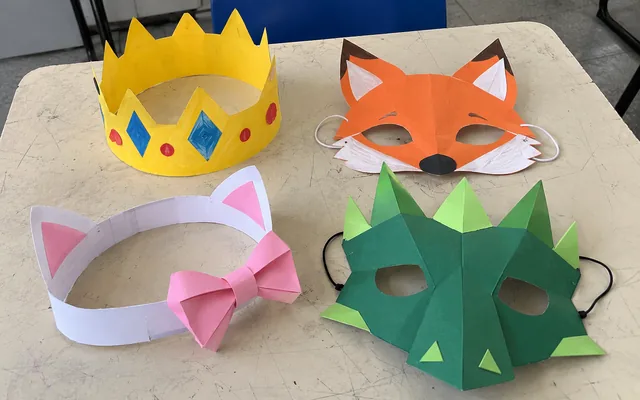 Máscaras, Tiaras e Acessórios de Vestir em 3D